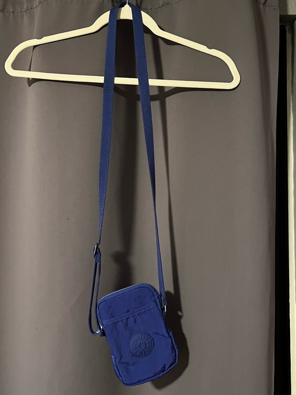 Kipling Royal Blue Nylon Mini Crossbody Pouch